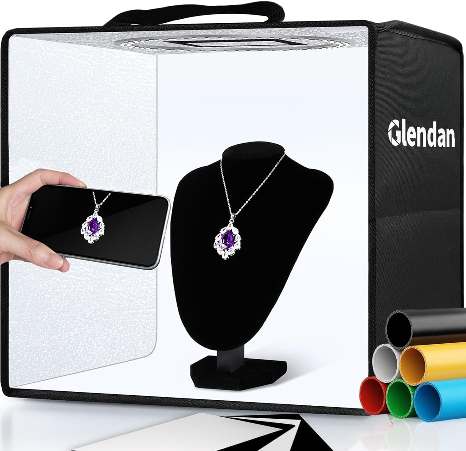 Glendan Caja de Luz Portátil para Estudio Fotográfico
