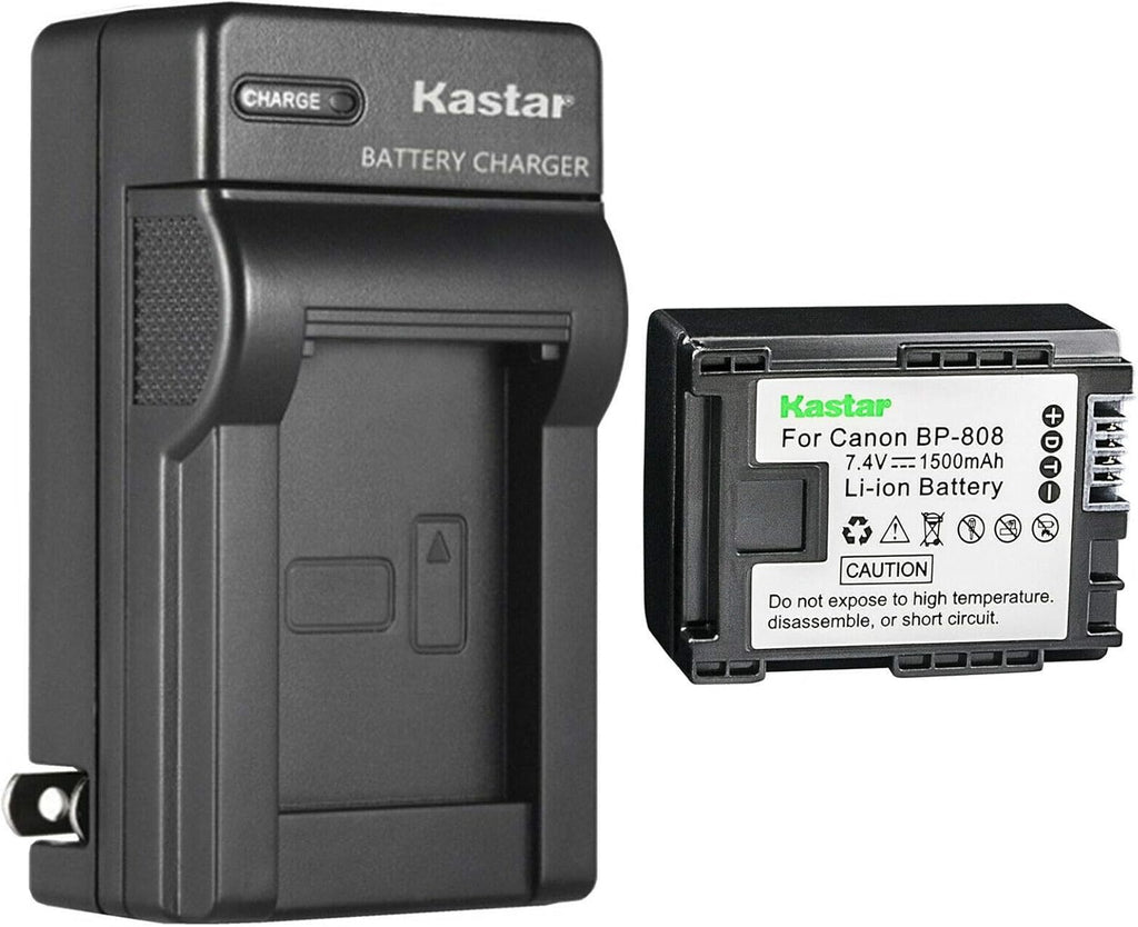 Batería Kastar BP-808 / BP808 y Cargador. Canon
