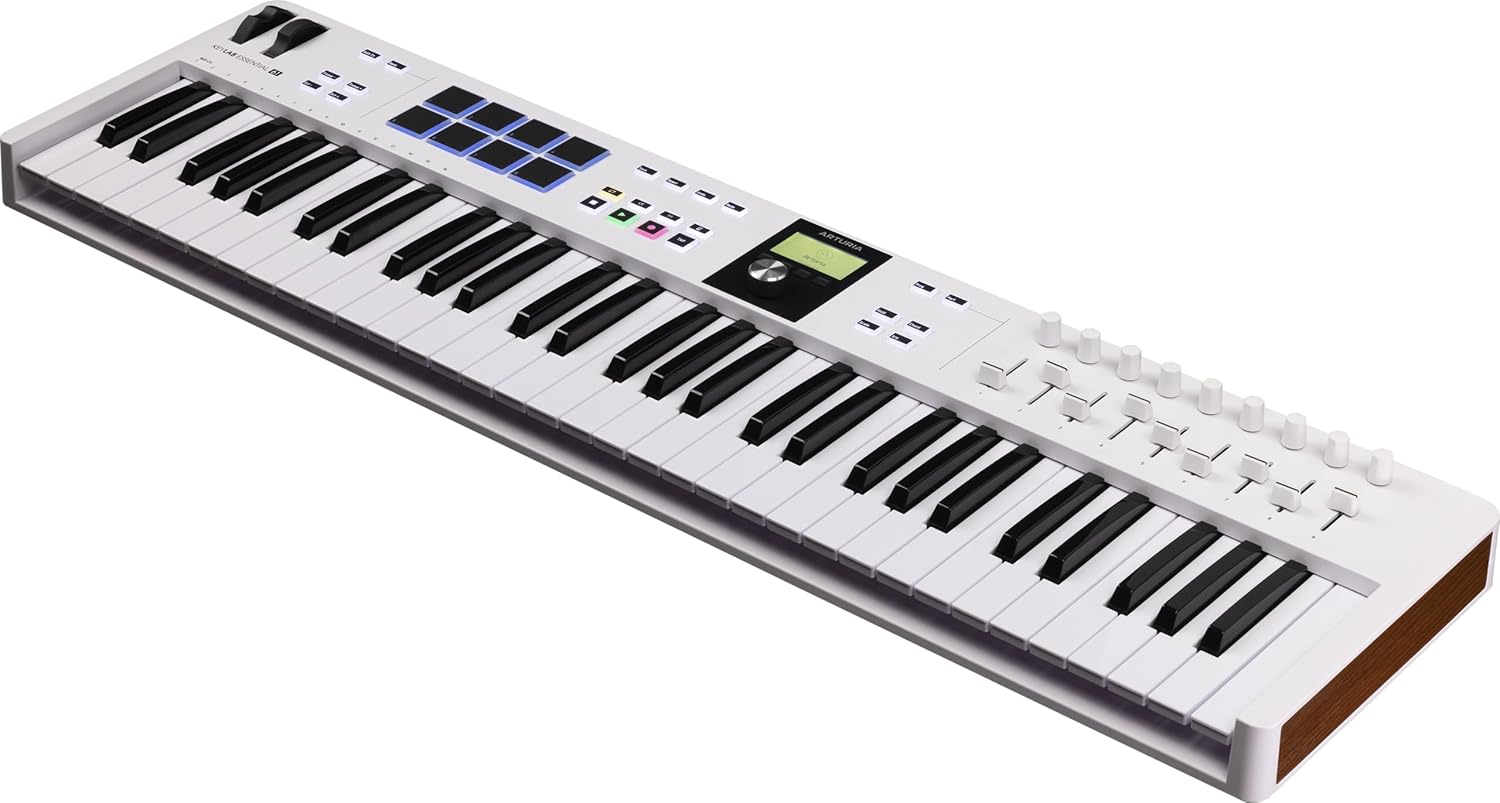 Arturia KeyLab Essential mk3 - Controlador de teclado MIDI USB de 61 teclas con software Analog Lab V incluido
