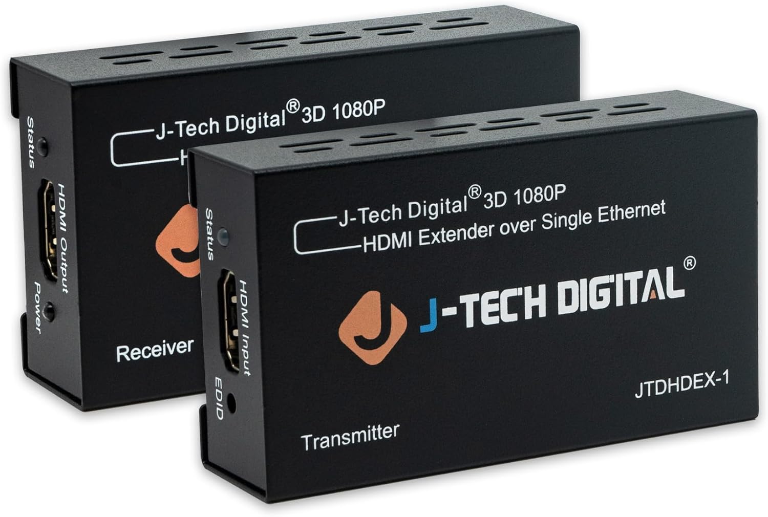 J-Tech Digital Extensor HDMI sobre cat5e/6 1080P a 200 pies