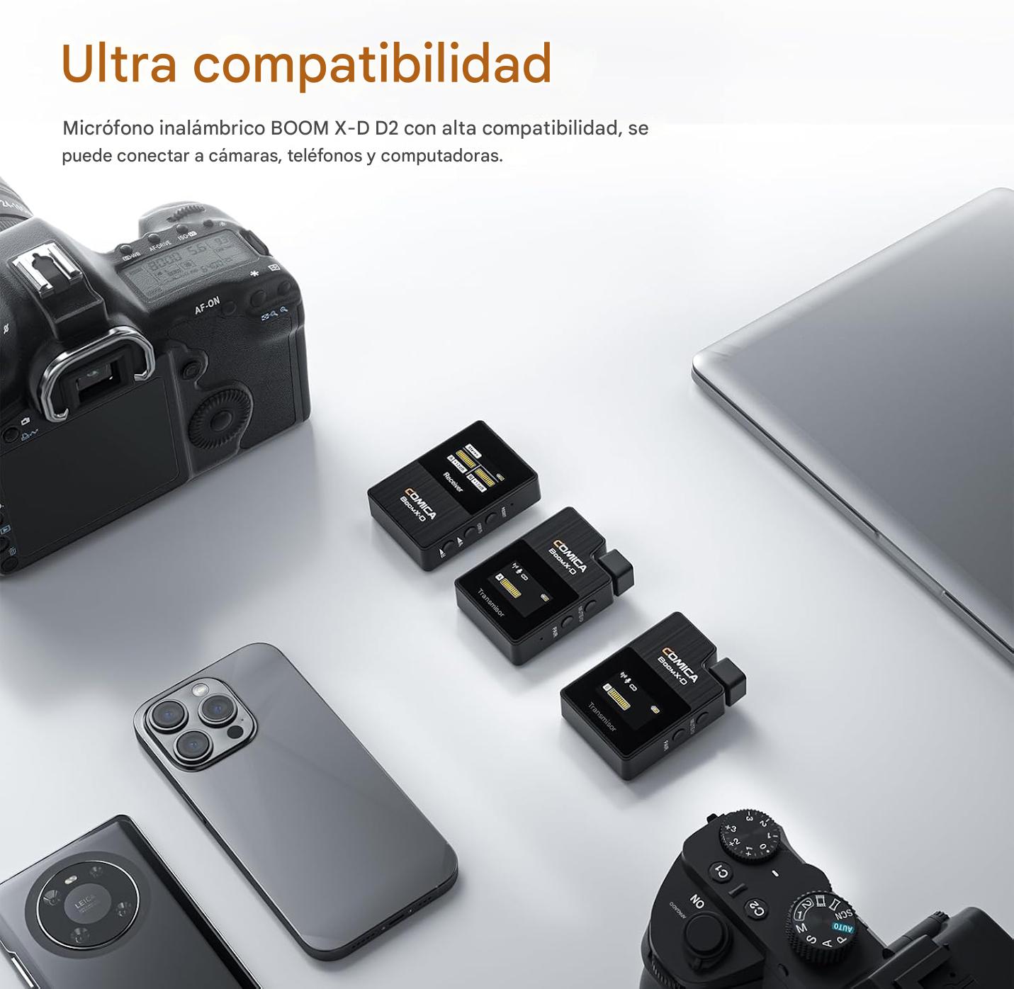 Comica BoomX-D2 - Sistema de micrófono inalámbrico