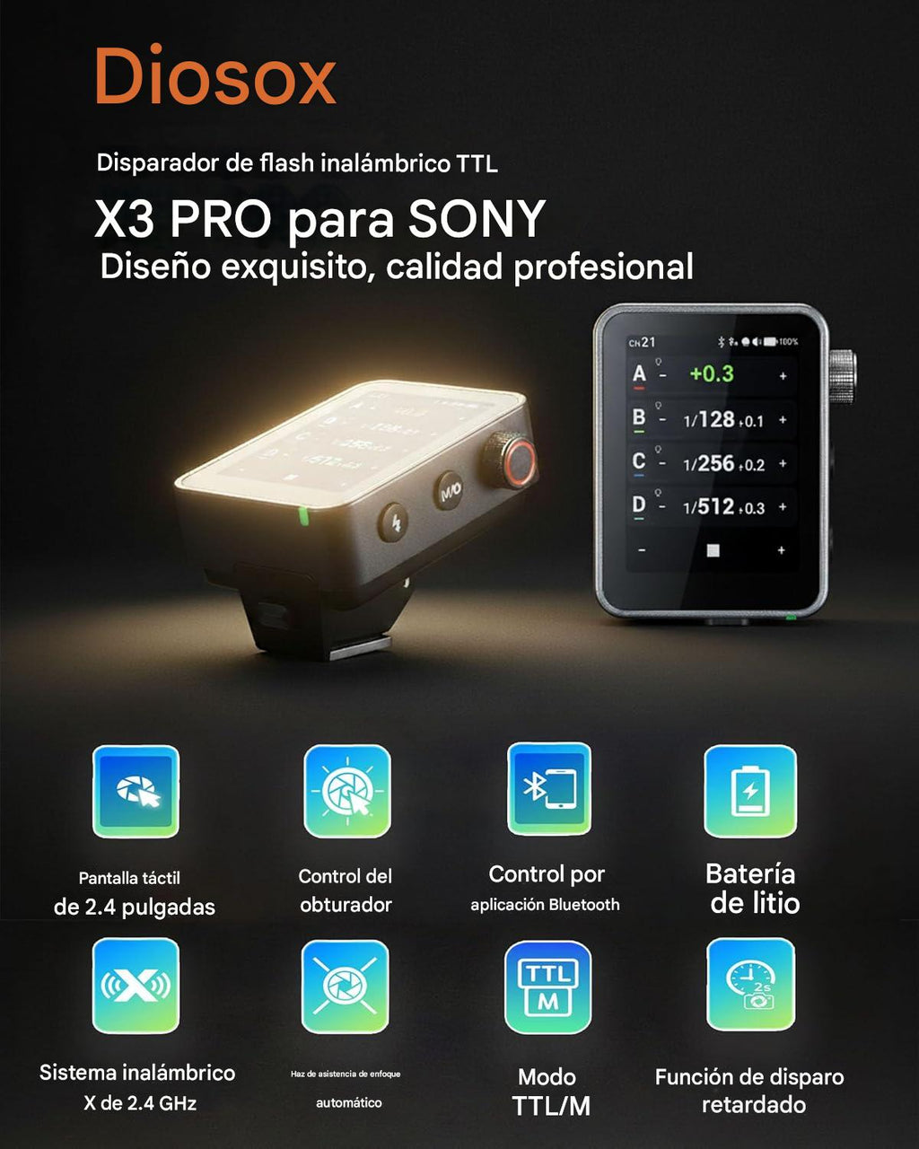 GODOX X3 PRO S DISPARADOR