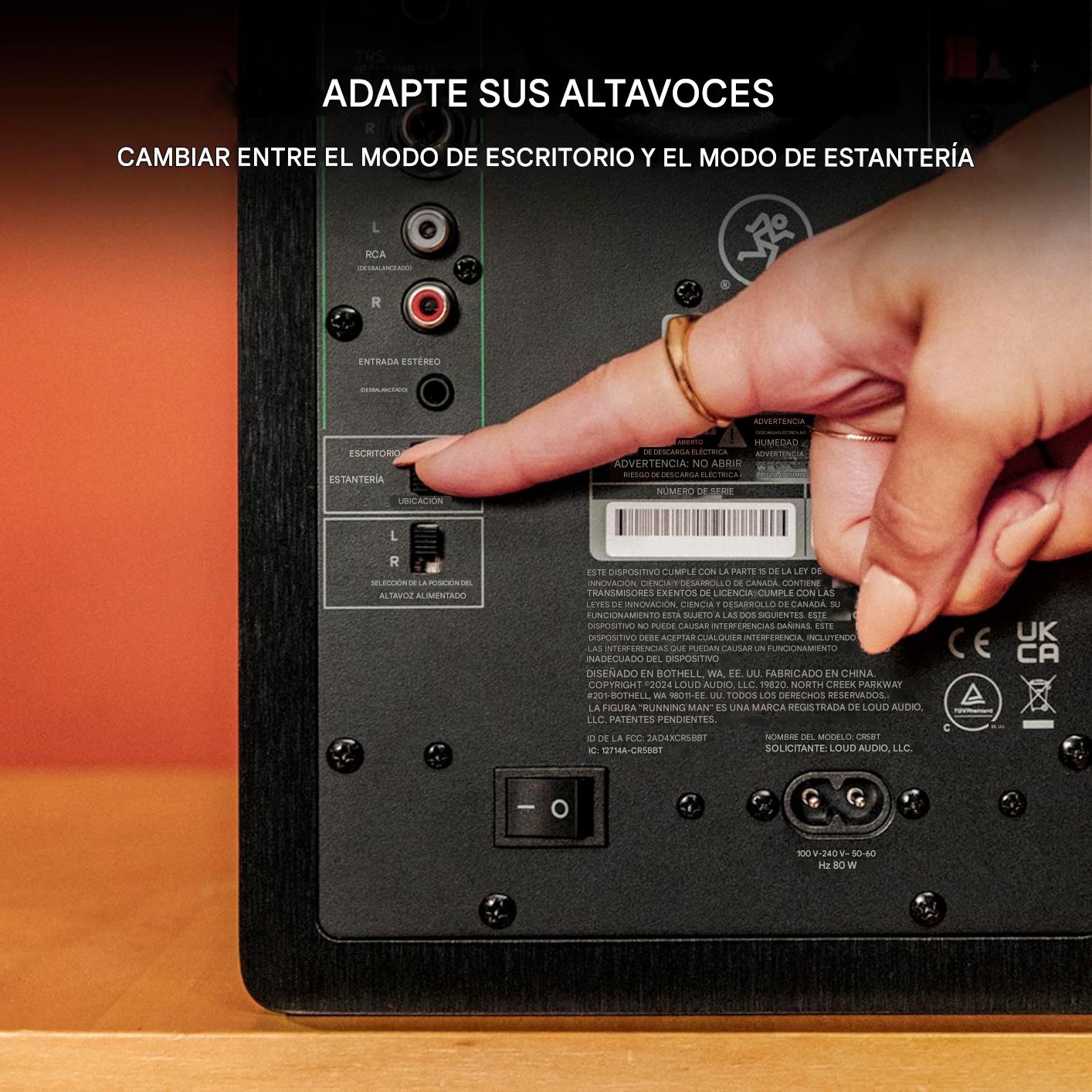 Mackie CR3.5 - Monitores de estudio de referencia creativa de 3.5