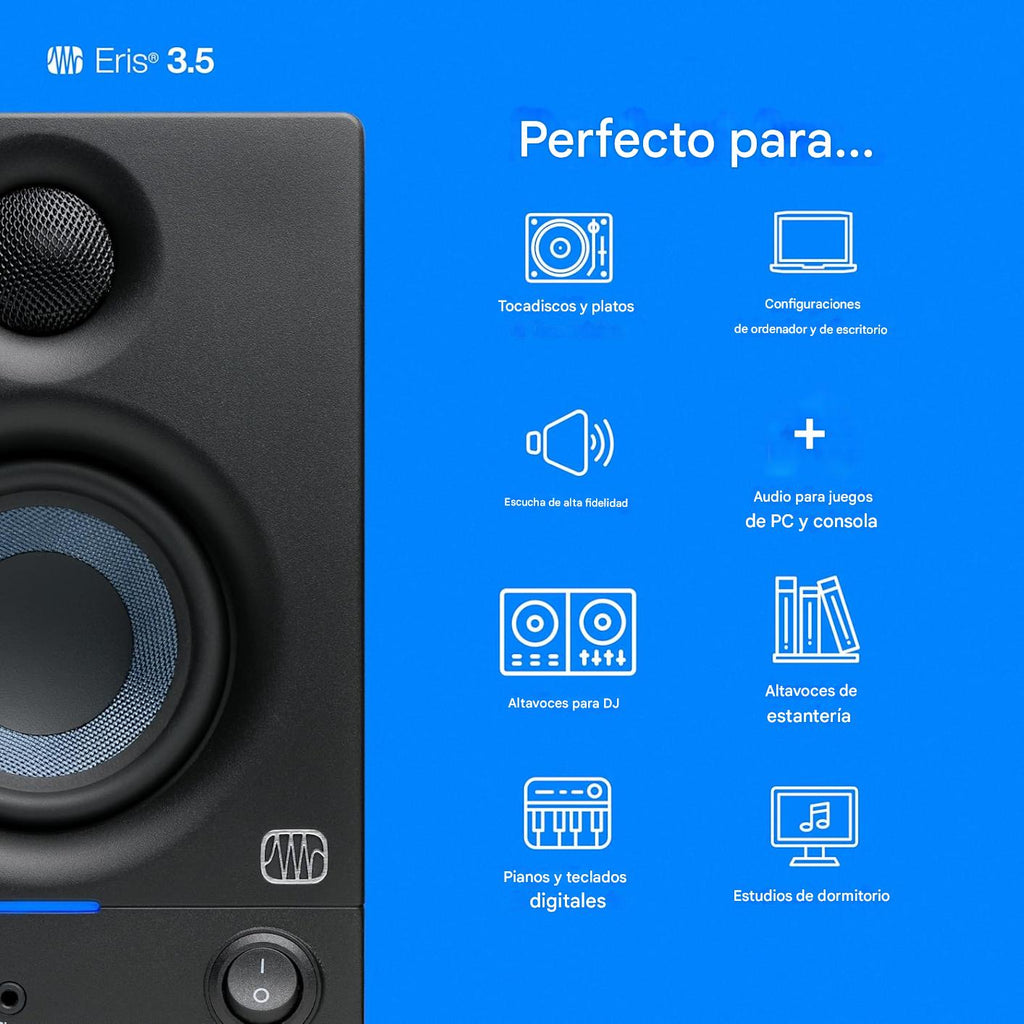 PreSonus Eris 3.5 Monitores de estudio