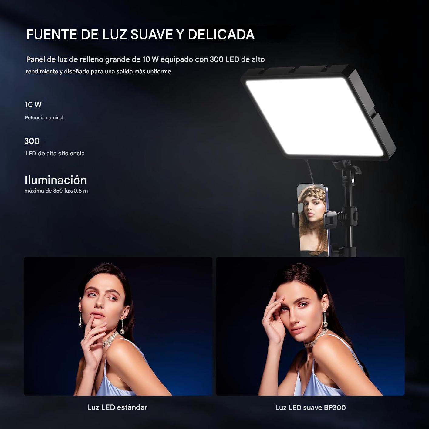 NEEWER BASICS Juego de 2 paneles de luz LED