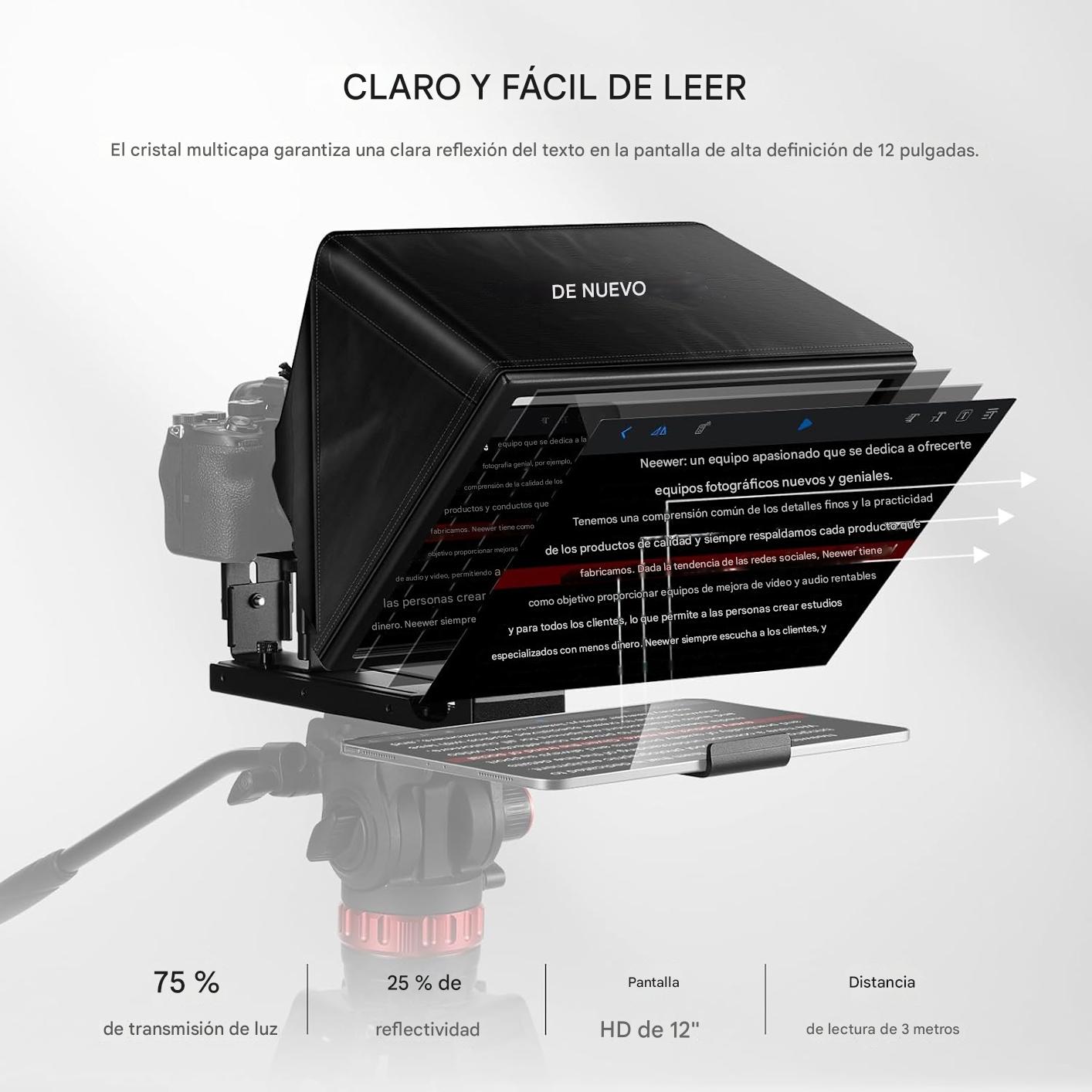 NEEWER Basics X12B Teleprompter