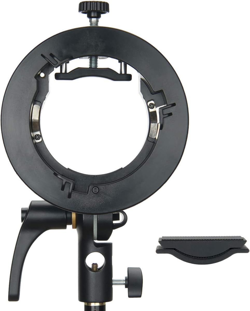 Godox Soporte Speedlite S2 para montaje Bowens, soporte tipo S, versión actualizada para Godox AD200Pro AD200 V1 V860II V860III V850II TT685II TT600 TT520II TT350 Speedlite Flash,