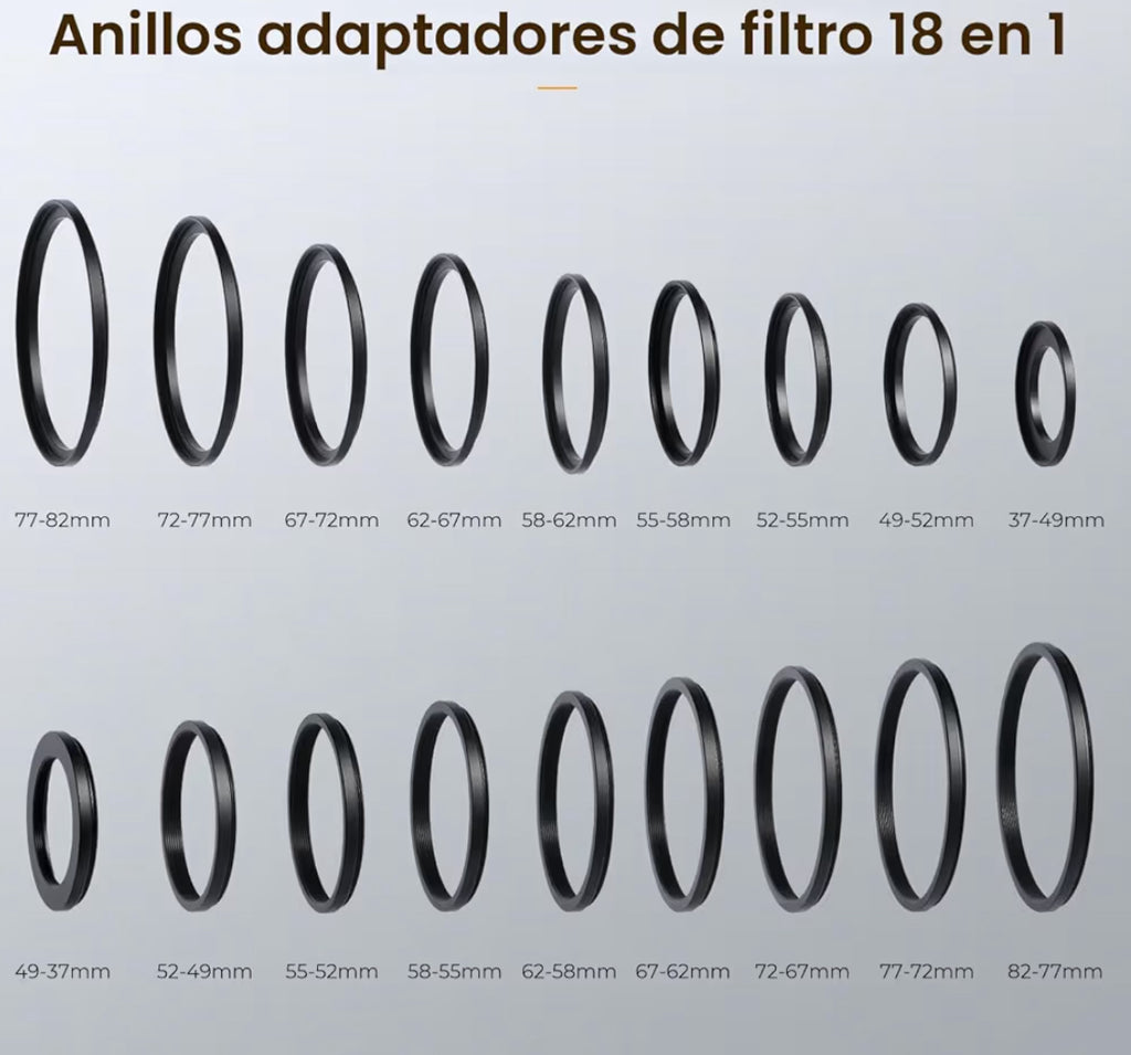 Adaptadores para lentes