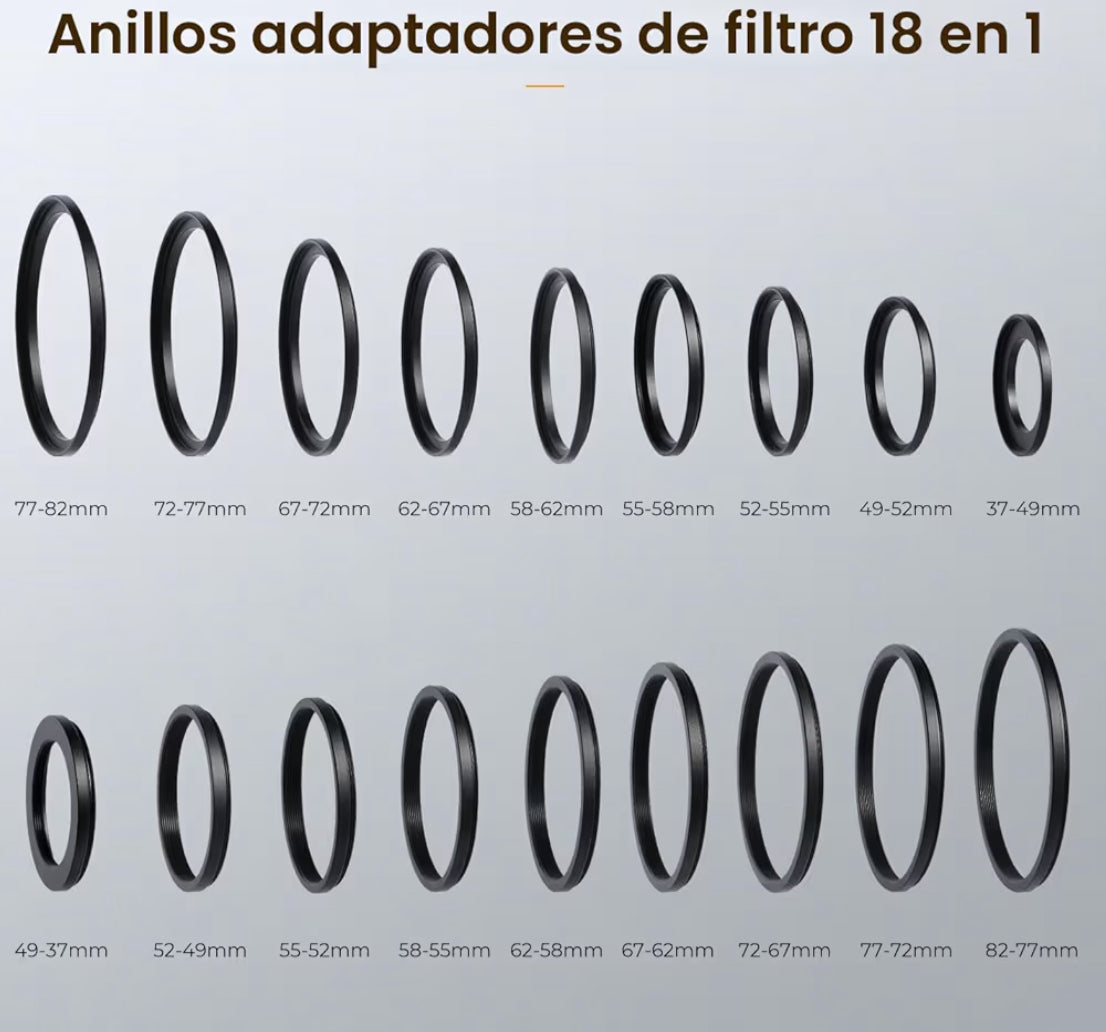 Adaptadores para lentes