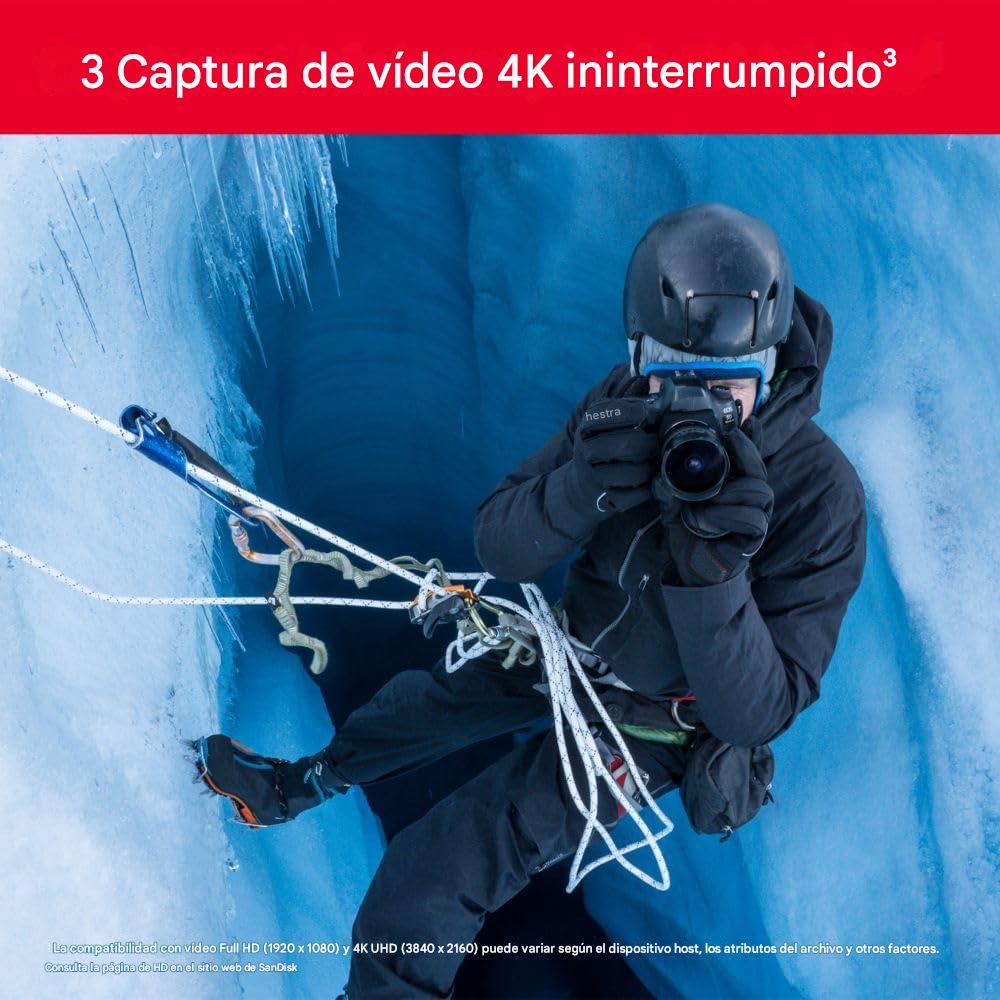 SanDisk Tarjeta de memoria SDHC UHS-I Extreme PRO de 32 GB, C10, U3, V30, 4K UHD, tarjeta SD - SDSDXXO-032G-GN4IN