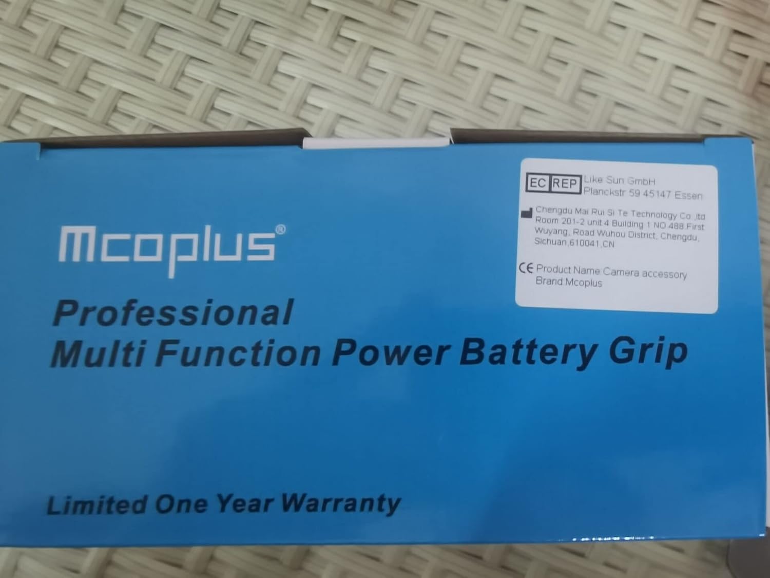 Mcoplus EOS-800D - Empuñadura vertical de batería de repuesto multifunción para EOS Rebel 800D/T7i/X9i/77D/9000D