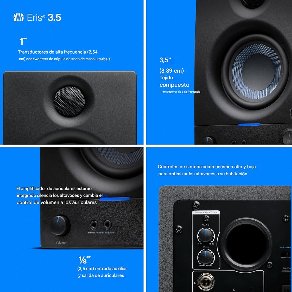 PreSonus Eris 3.5 Monitores de estudio
