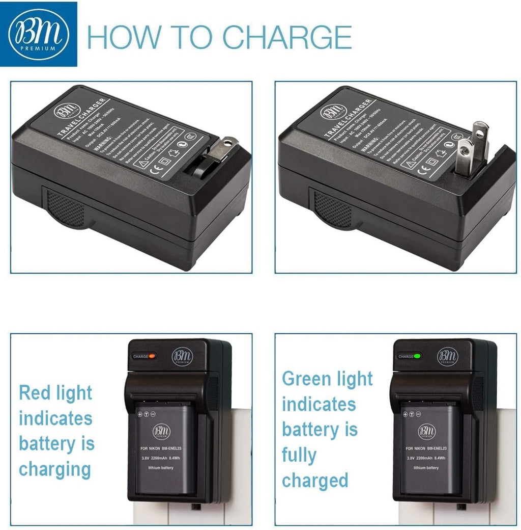 Baterías EN-EL23 y Cargador. Nikon