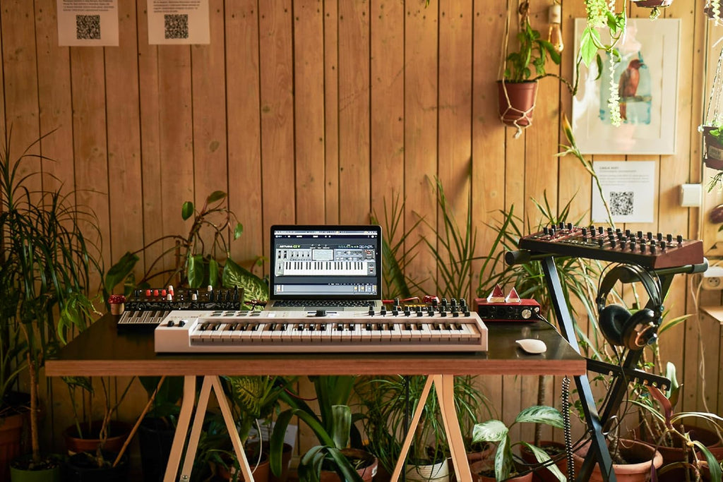 Arturia KeyLab Essential mk3 - Controlador de teclado MIDI USB de 49 teclas con software Analog Lab V incluido