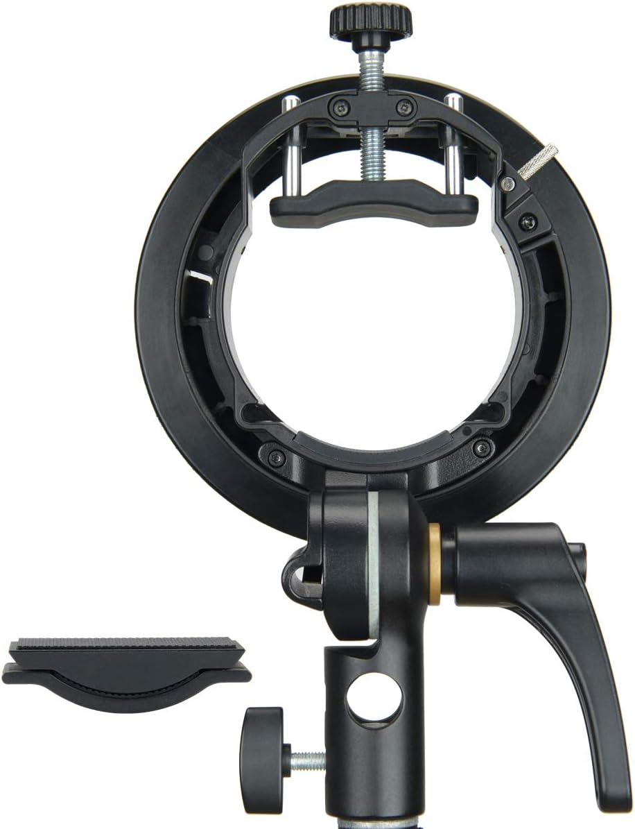 Godox Soporte Speedlite S2 para montaje Bowens, soporte tipo S, versión actualizada para Godox AD200Pro AD200 V1 V860II V860III V850II TT685II TT600 TT520II TT350 Speedlite Flash,