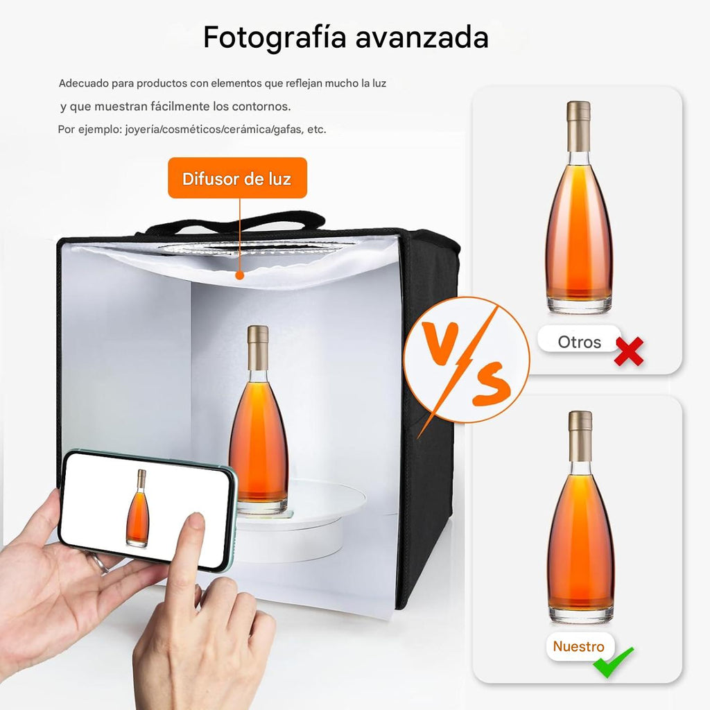 Glendan Caja de Luz Portátil para Estudio Fotográfico