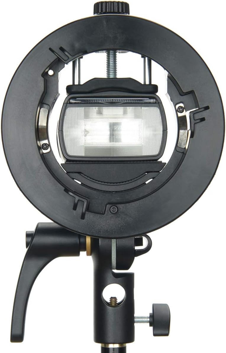 Godox Soporte Speedlite S2 para montaje Bowens, soporte tipo S, versión actualizada para Godox AD200Pro AD200 V1 V860II V860III V850II TT685II TT600 TT520II TT350 Speedlite Flash,