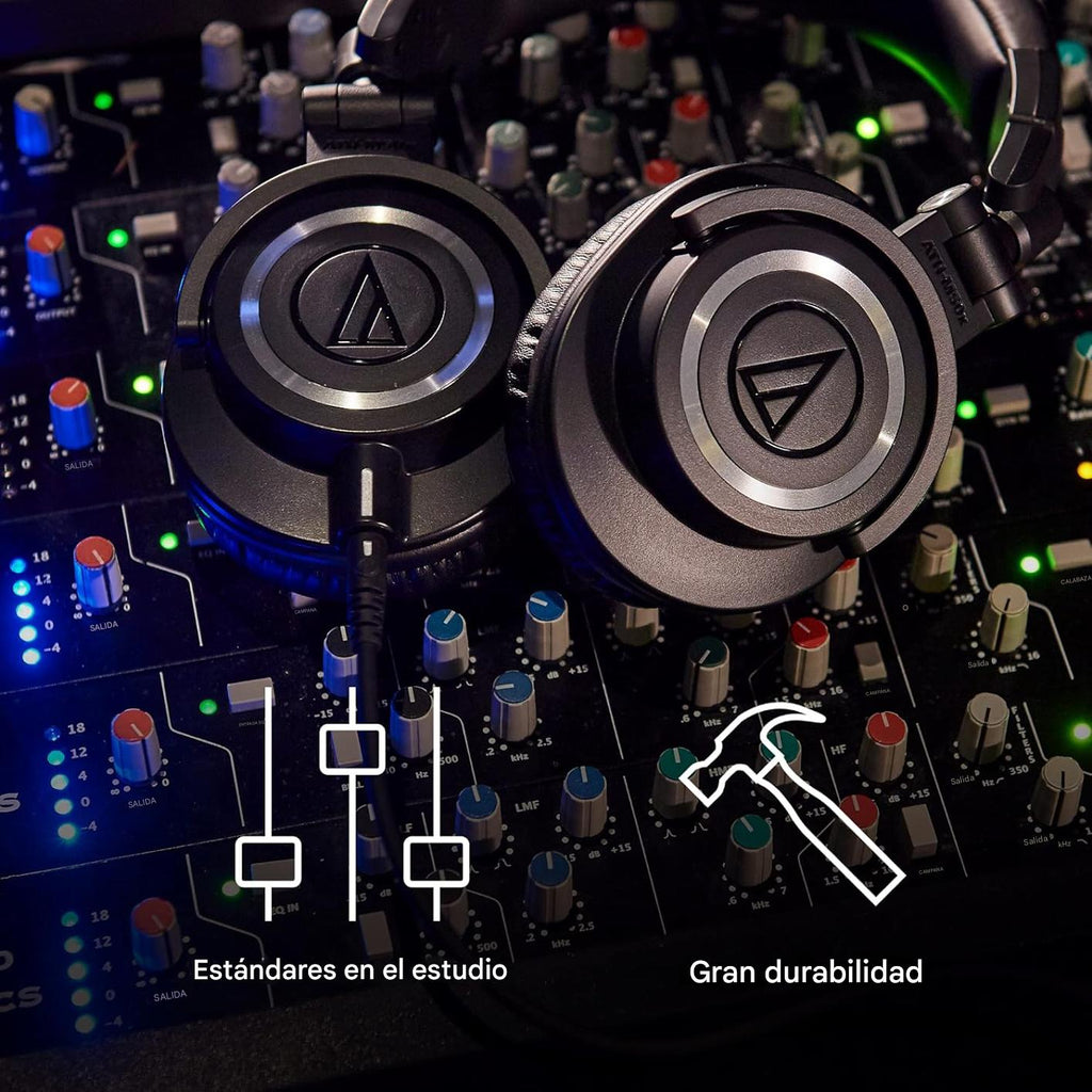 Audio-Technica ATH-M50X - Auriculares profesionales para monitor de estudio