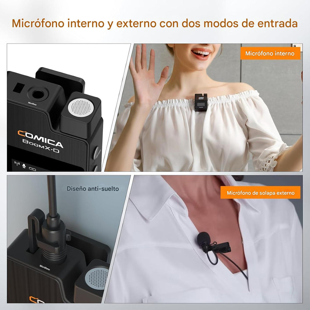 Comica BoomX-D2 - Sistema de micrófono inalámbrico