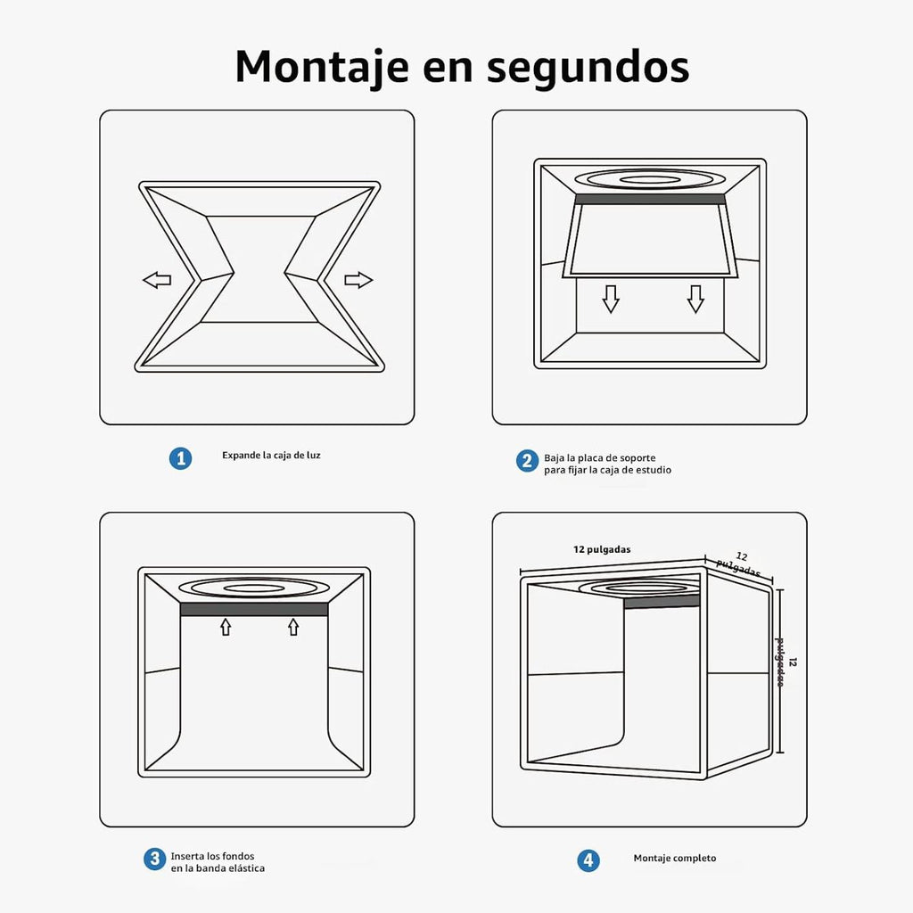 Glendan Caja de Luz Portátil para Estudio Fotográfico