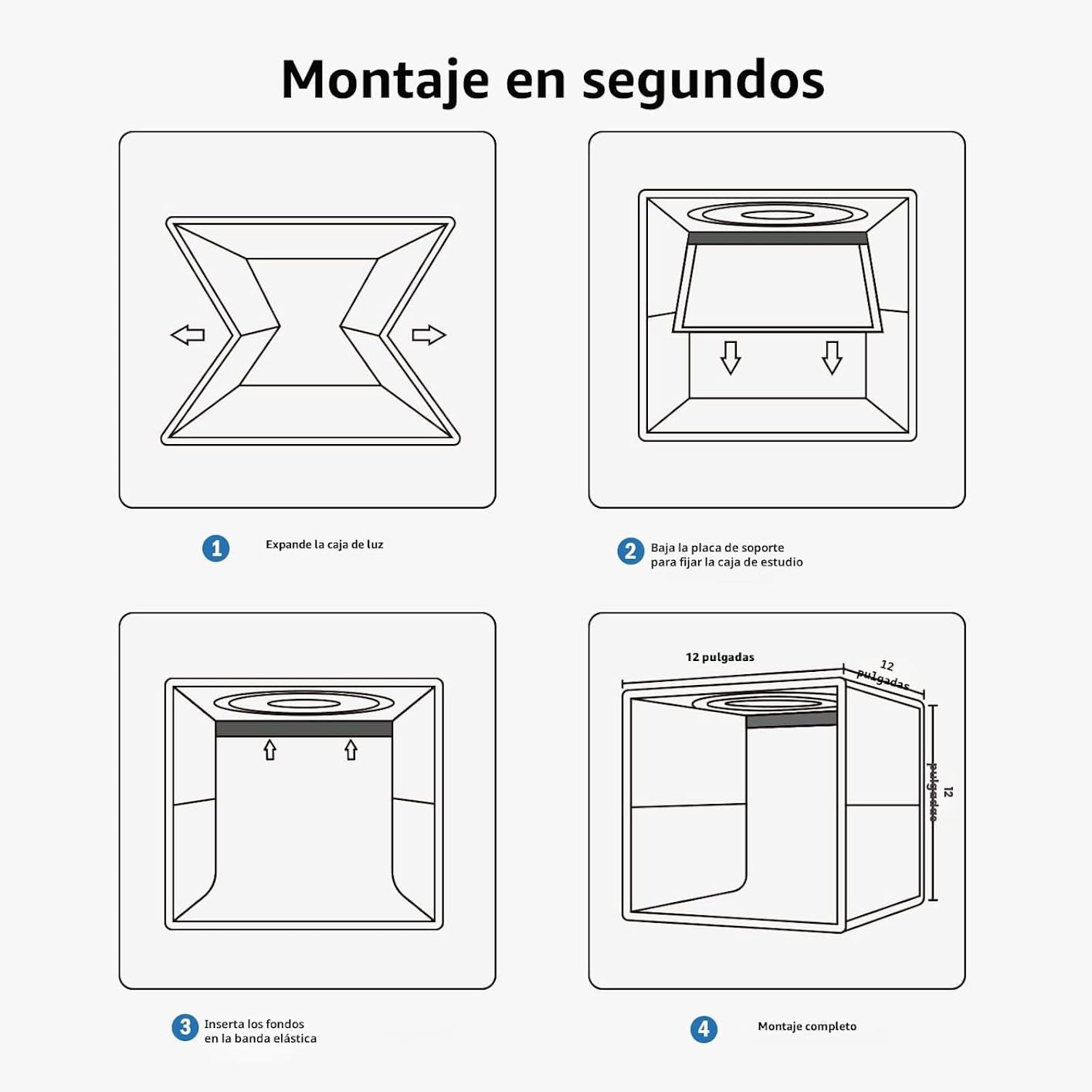 Glendan Caja de Luz Portátil para Estudio Fotográfico