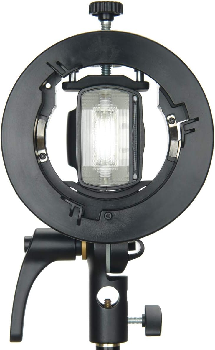 Godox Soporte Speedlite S2 para montaje Bowens, soporte tipo S, versión actualizada para Godox AD200Pro AD200 V1 V860II V860III V850II TT685II TT600 TT520II TT350 Speedlite Flash,