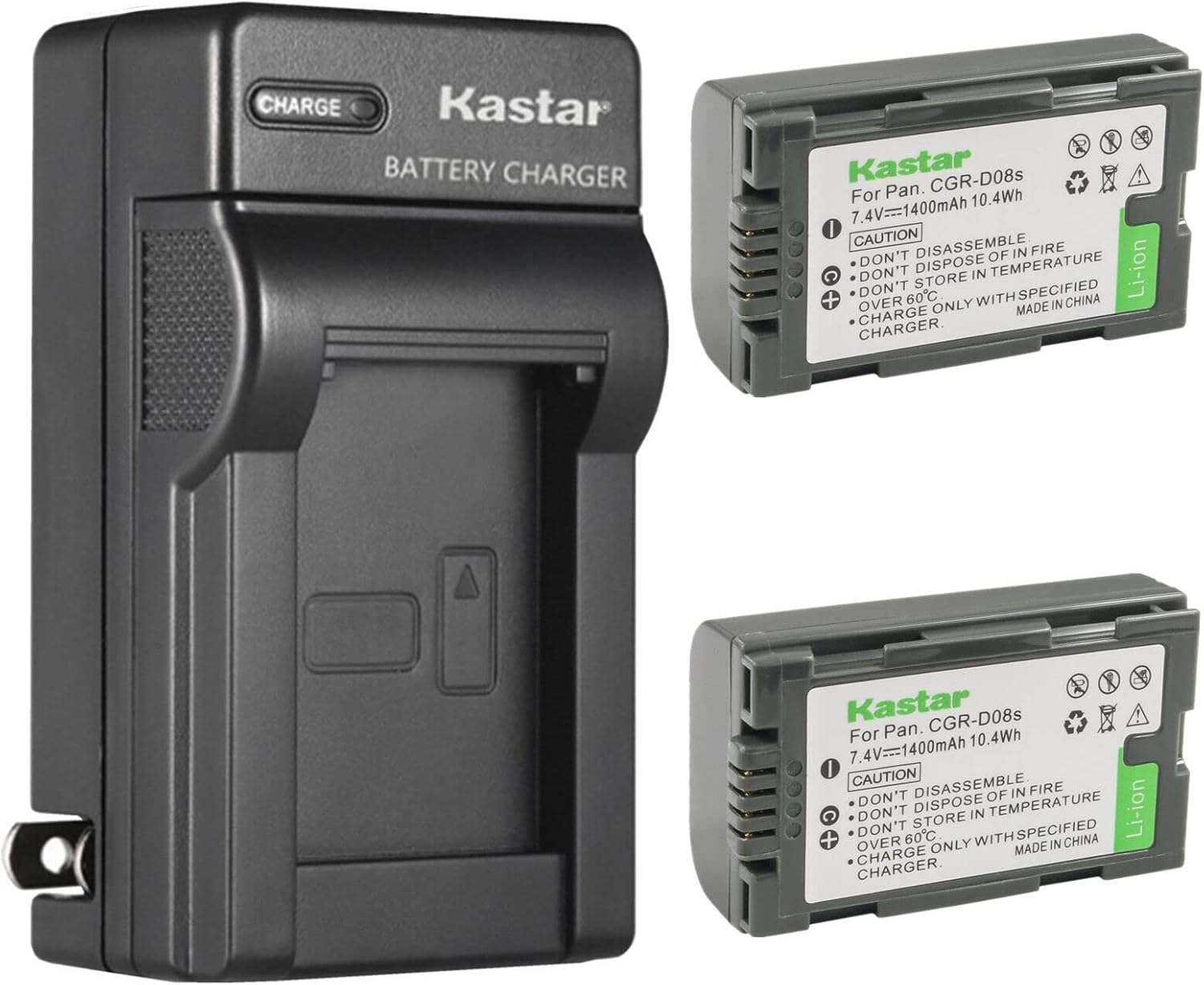 Baterías CGR-D08S con Cargador. Panasonic