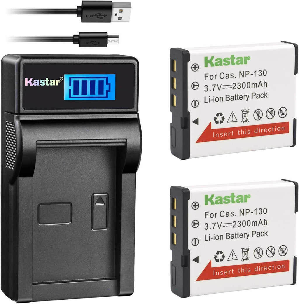 Baterías CNP-130 y Cargador. Casio