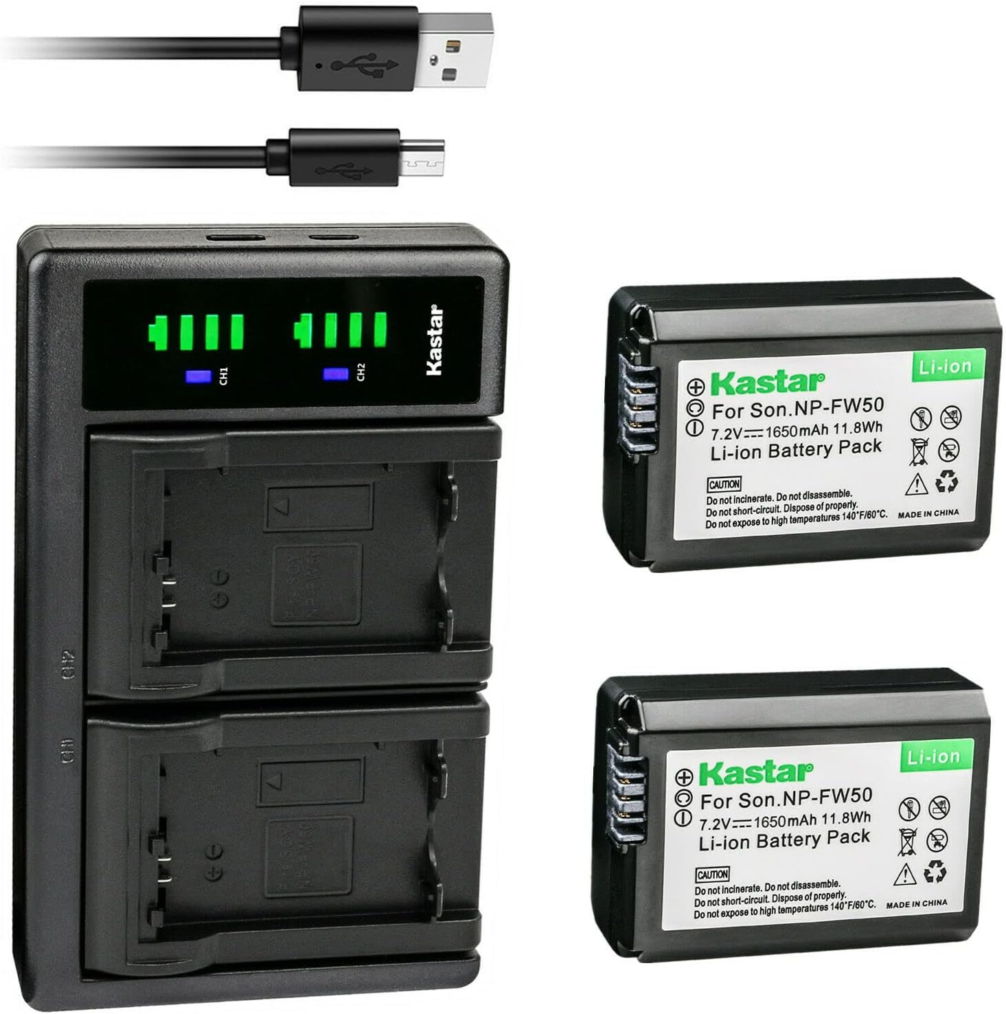 Batería NP-FW50 con cargador. Sony