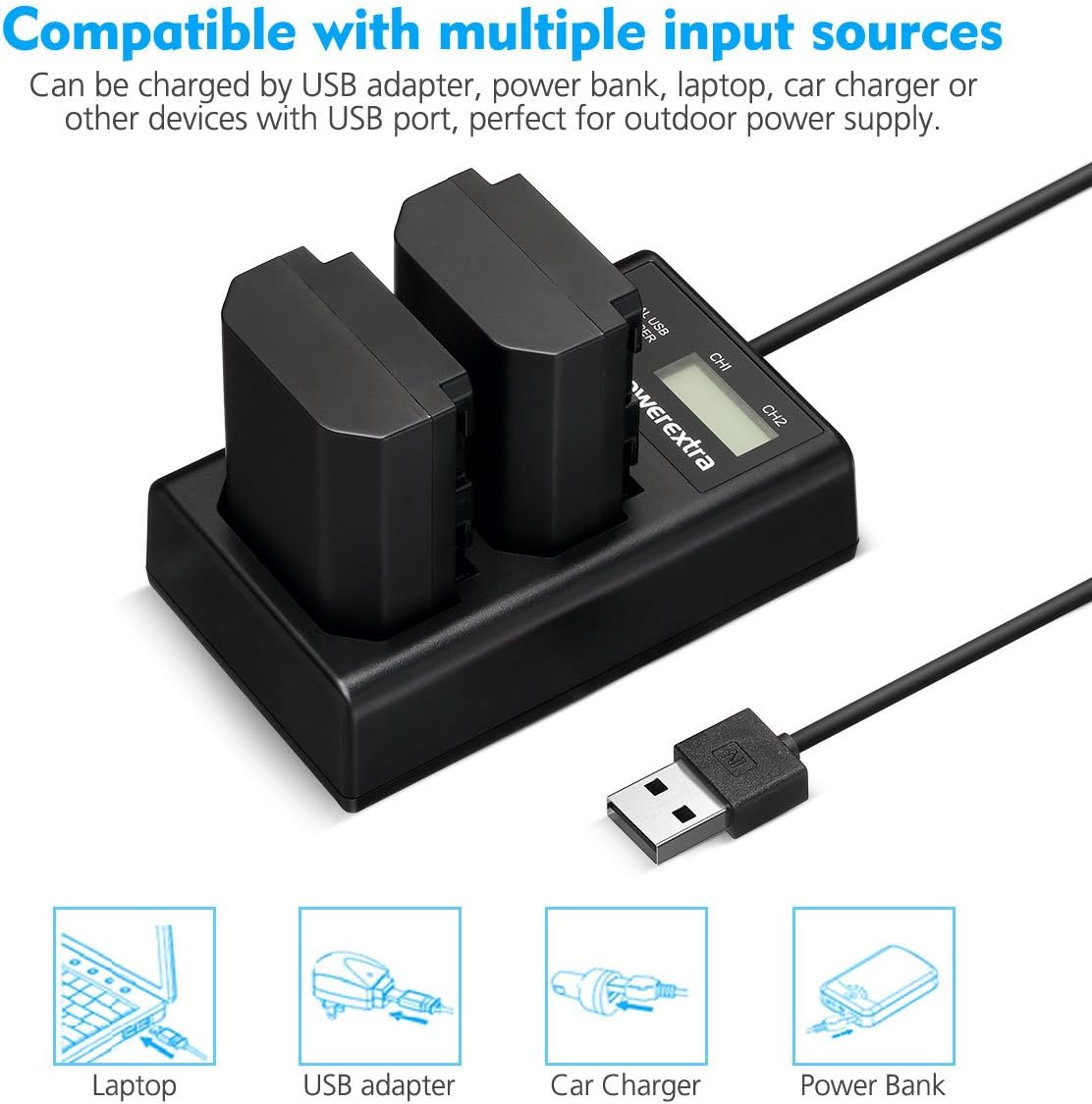 Batería Power Extra F2100. Canon