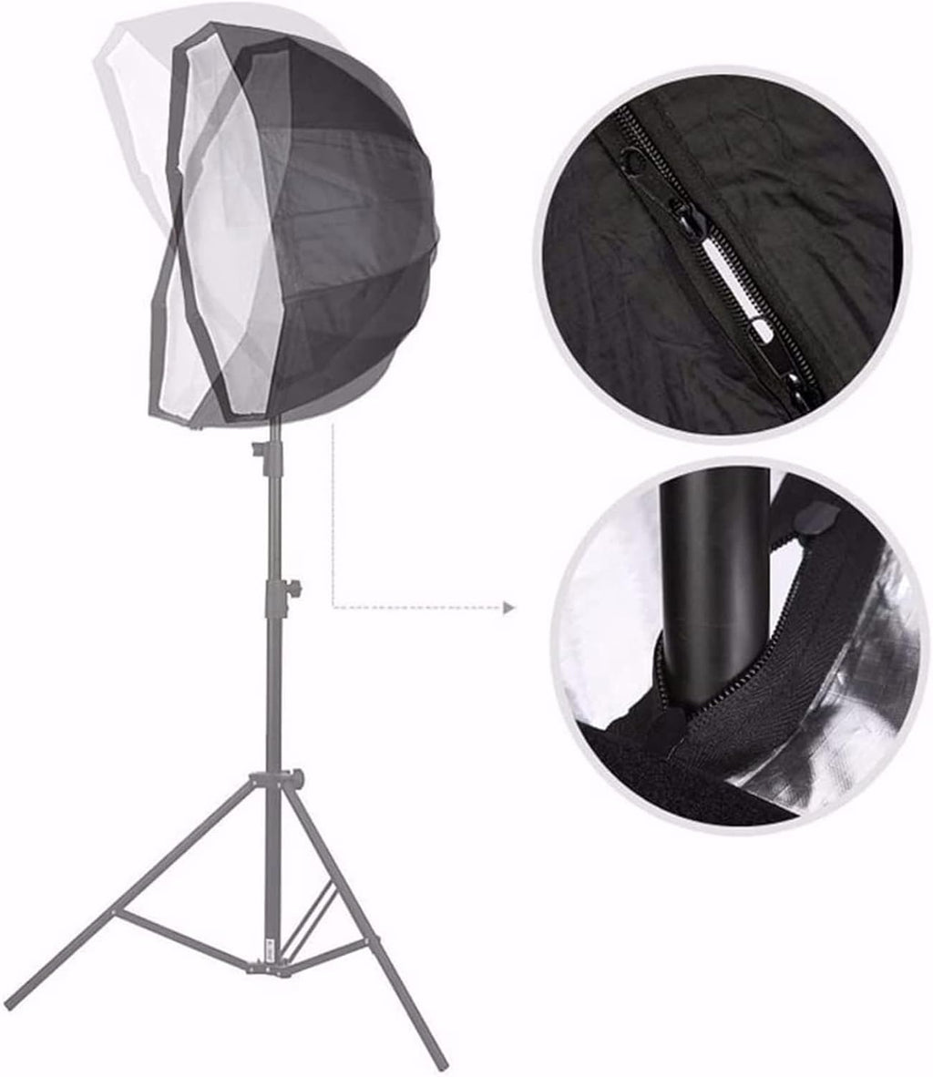 Godox Paraguas Softbox Octagonal de 47" / 120cm con Rejilla