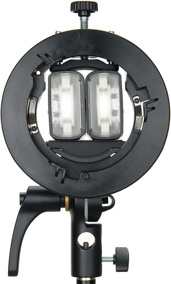 Godox Soporte Speedlite S2 para montaje Bowens, soporte tipo S, versión actualizada para Godox AD200Pro AD200 V1 V860II V860III V850II TT685II TT600 TT520II TT350 Speedlite Flash,
