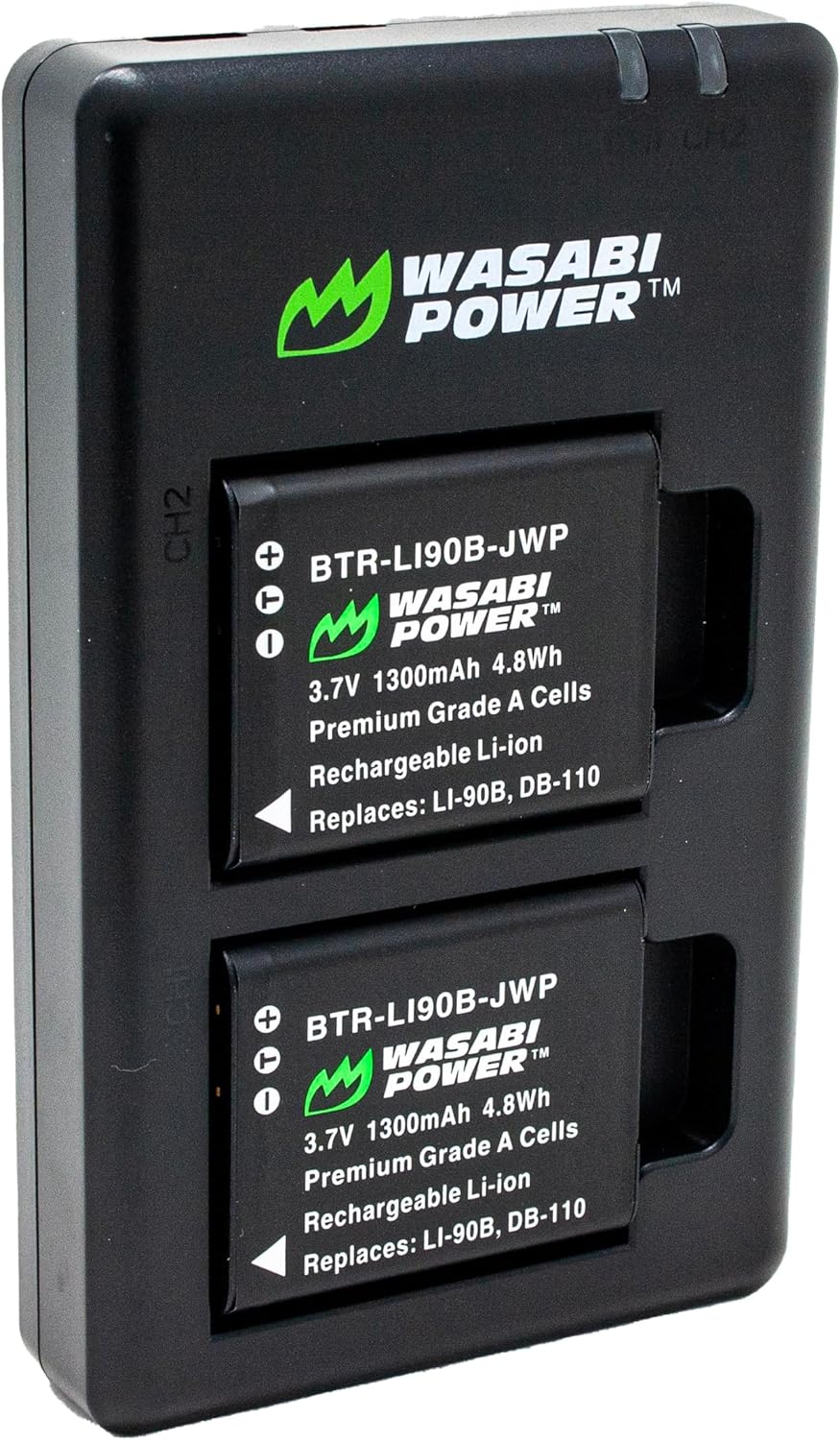 Batería LI-90B con Cargador Dual. Olympus/Panasonic