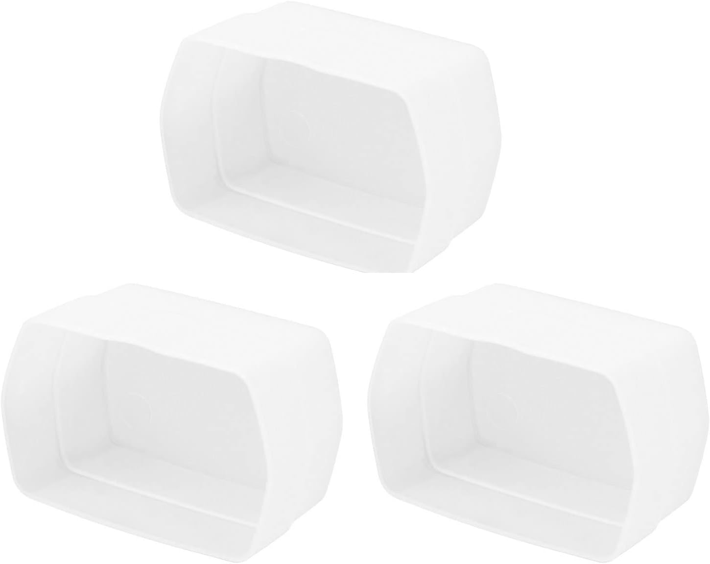 Difusor de flash, 3.15 x 2.09 pulgadas, kit de difusor de luz de rebote blanco compatible con Godox V860III V850II TT685II TT600 para Canon, Nikon, Sony, Olympus, Fuji Hot-Shoe Mount