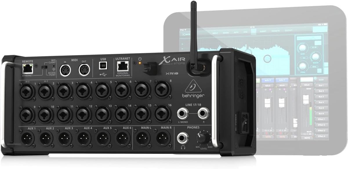 xr18 Behringer mixer digital