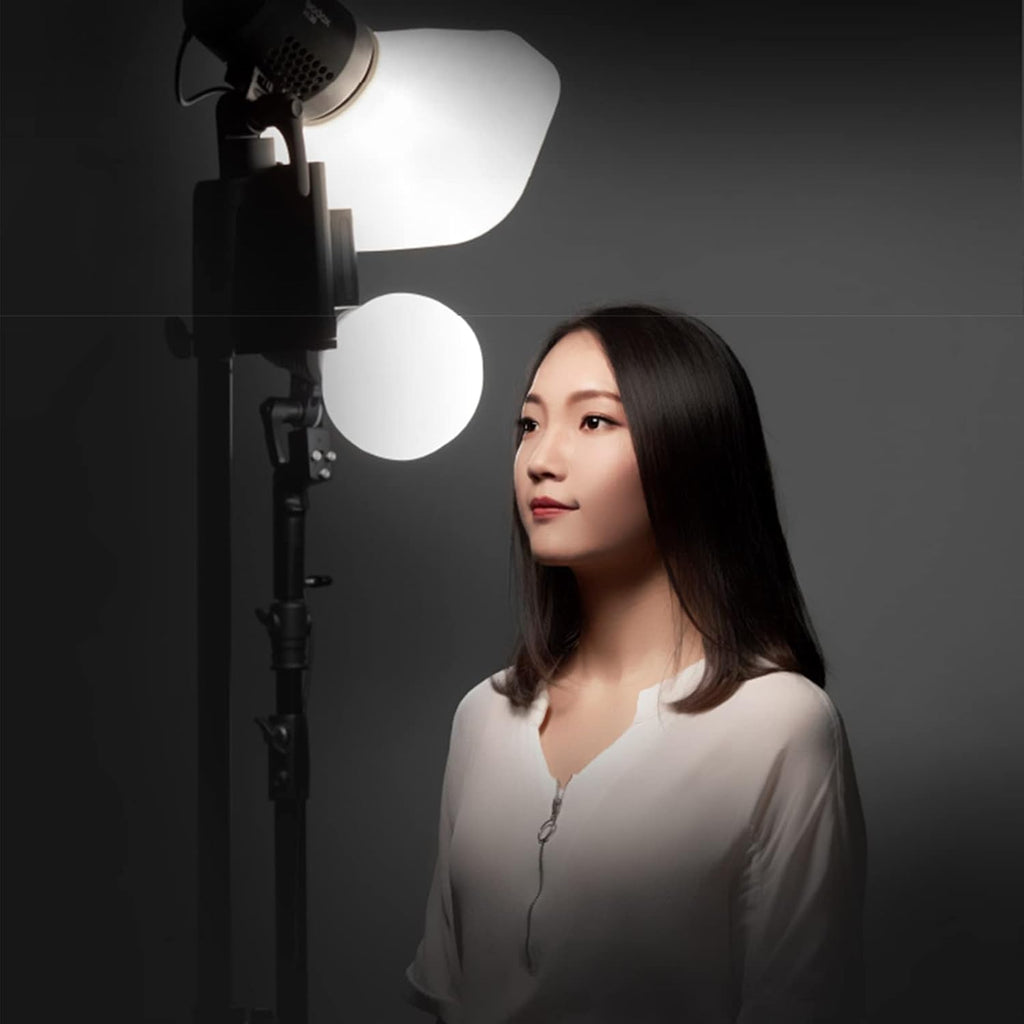 Godox ML-CD15 Diffusion Dome Flash Difusor Modificador, Difusor de luz suave plegable con 3 adaptadores para AD200 AD200Pro V1 TT685 V860III TT600 AD300Pro AD400PRO Speedlight, ML30 ML60 Video Lights