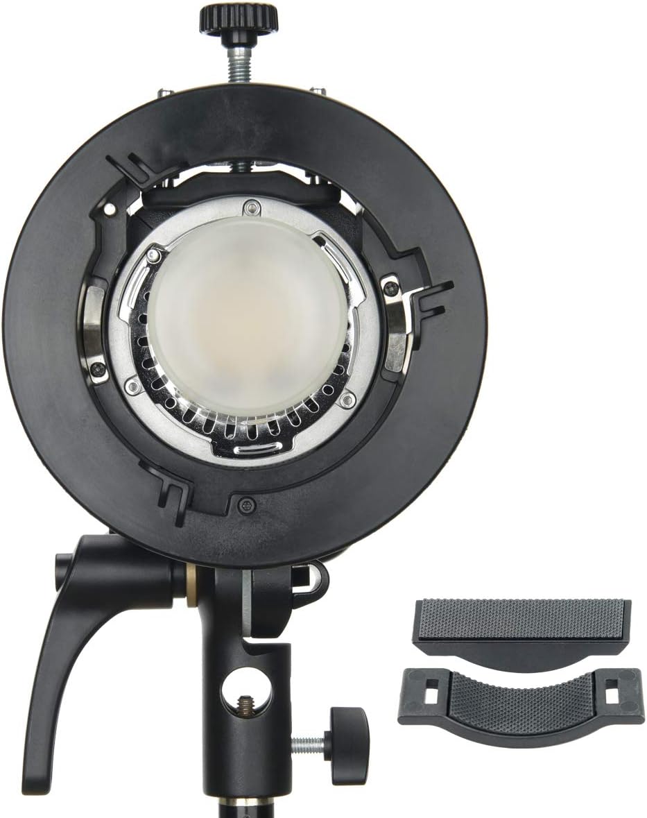 Godox Soporte Speedlite S2 para montaje Bowens, soporte tipo S, versión actualizada para Godox AD200Pro AD200 V1 V860II V860III V850II TT685II TT600 TT520II TT350 Speedlite Flash,