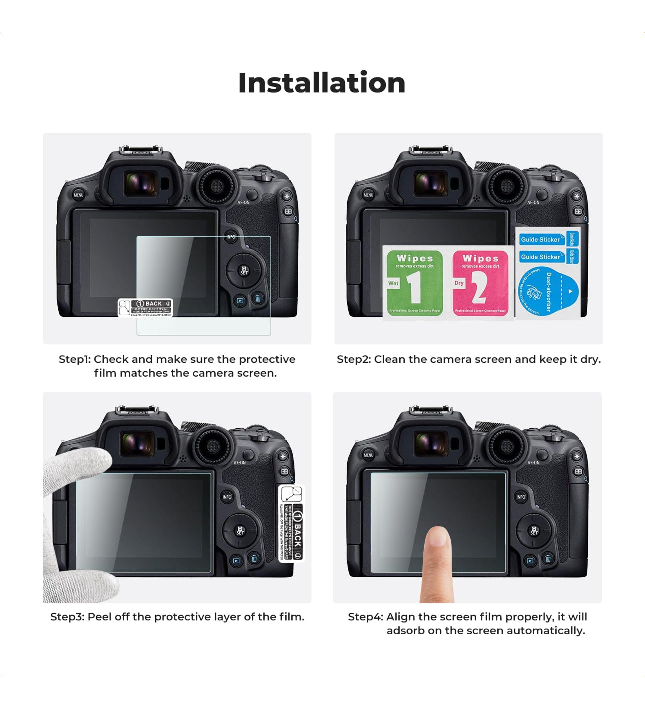 Protector pantalla canon