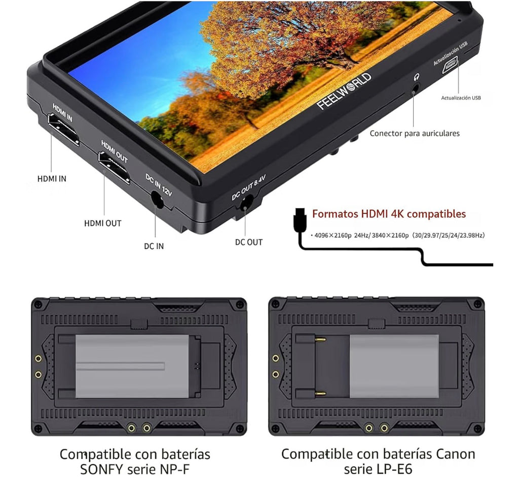 Monitor para cámara