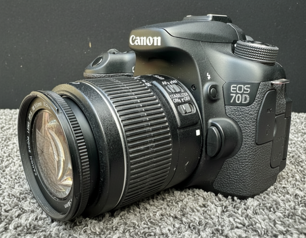 Canon EOS 70D + Lente EFS 18-55mm