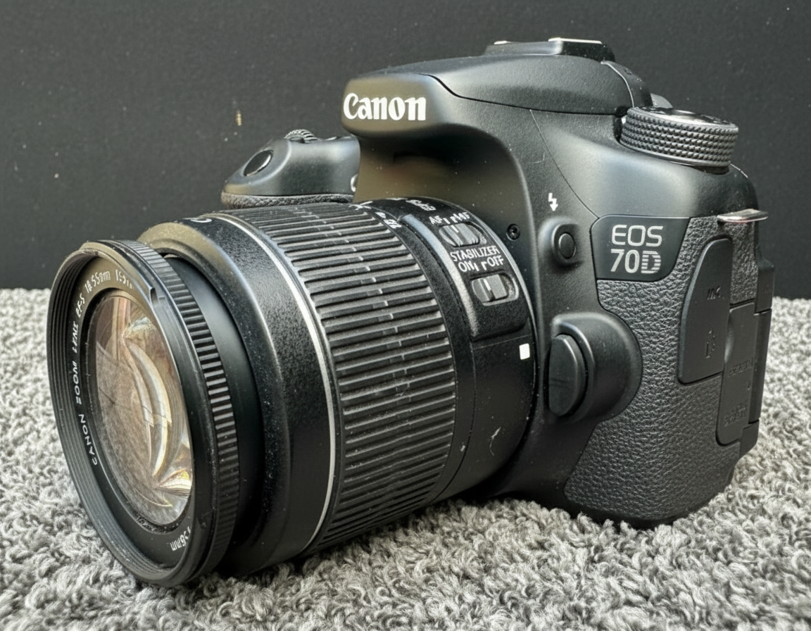 Canon EOS 70D + Lente EFS 18-55mm