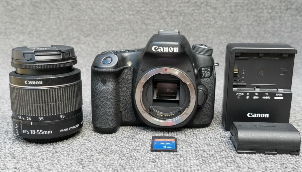 Canon EOS 70D + Lente EFS 18-55mm