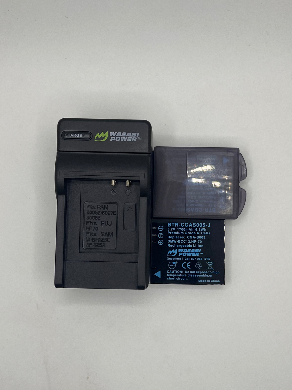 Batería Wasabi Power CGAS005 y Cargador. Panasonic