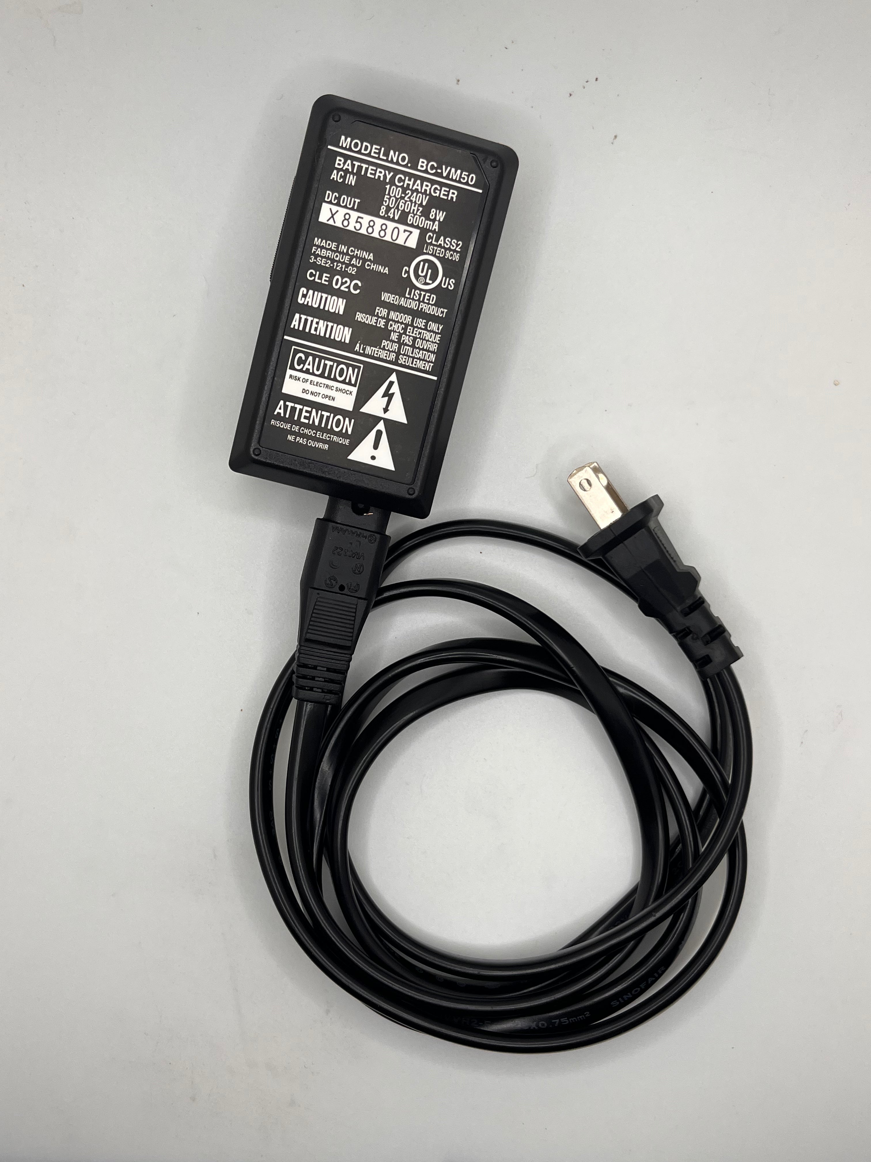 Cargador Sony BC-VM50