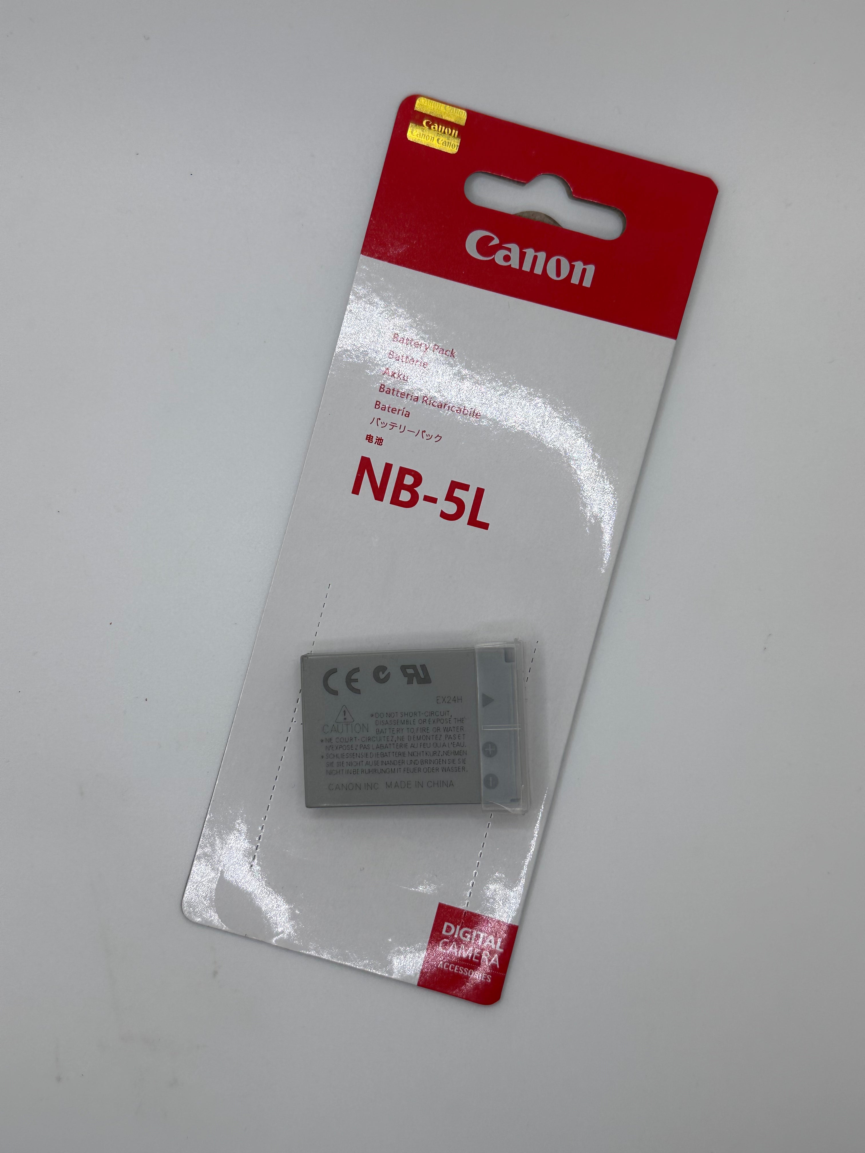Batería NB-5L Recargable de Litio Canon