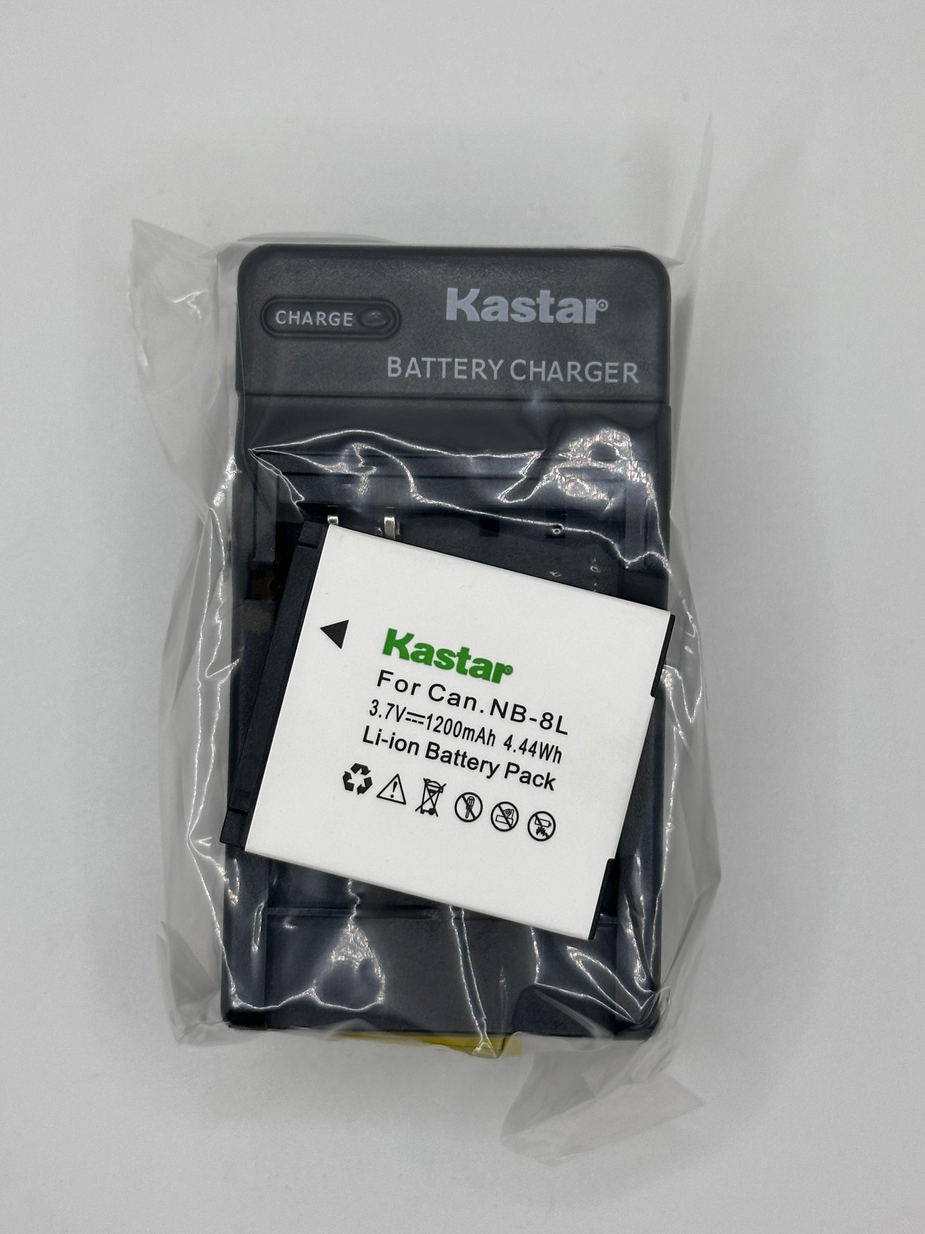 Batería Recargable de Litio NB-8L con Cargador. Canon