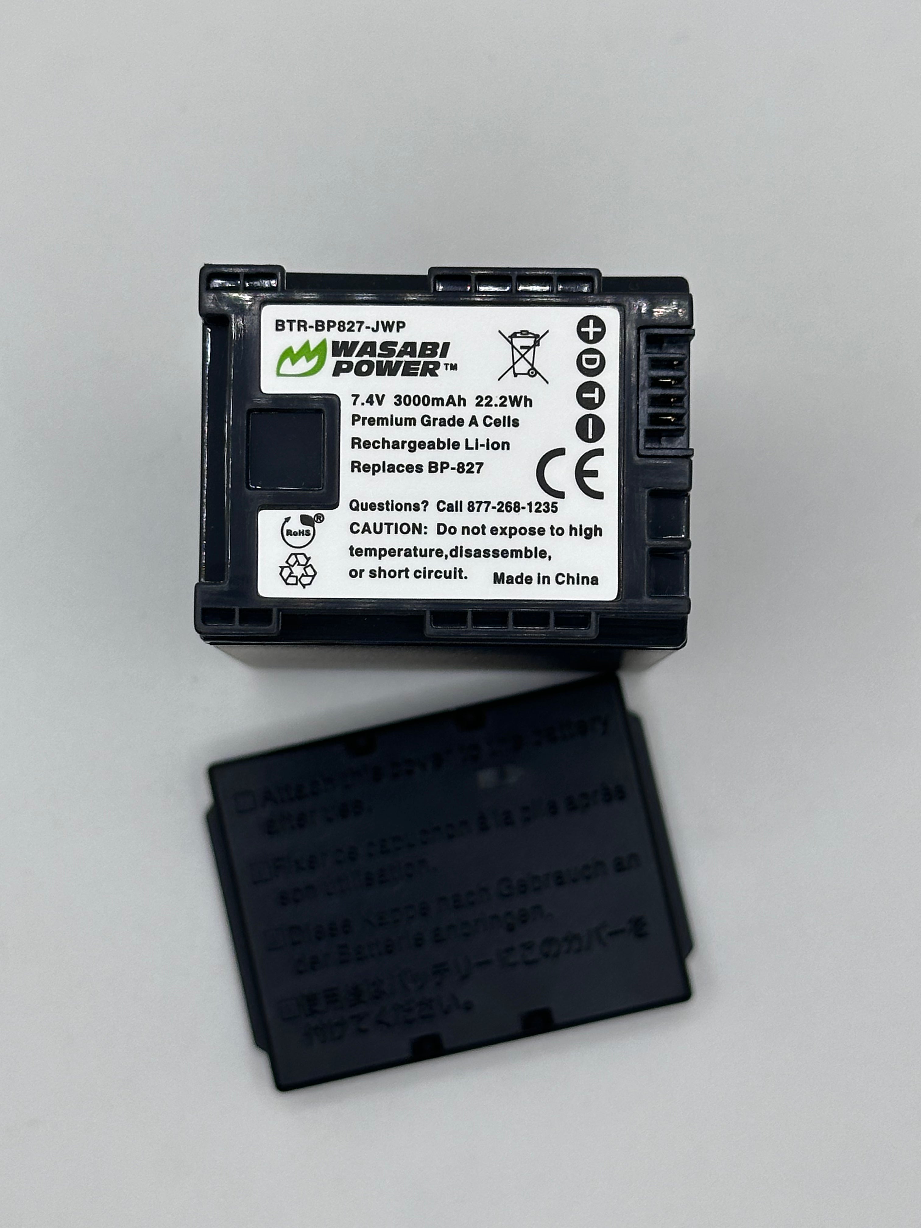 Batería BP-827 Recargable de Litio. Canon