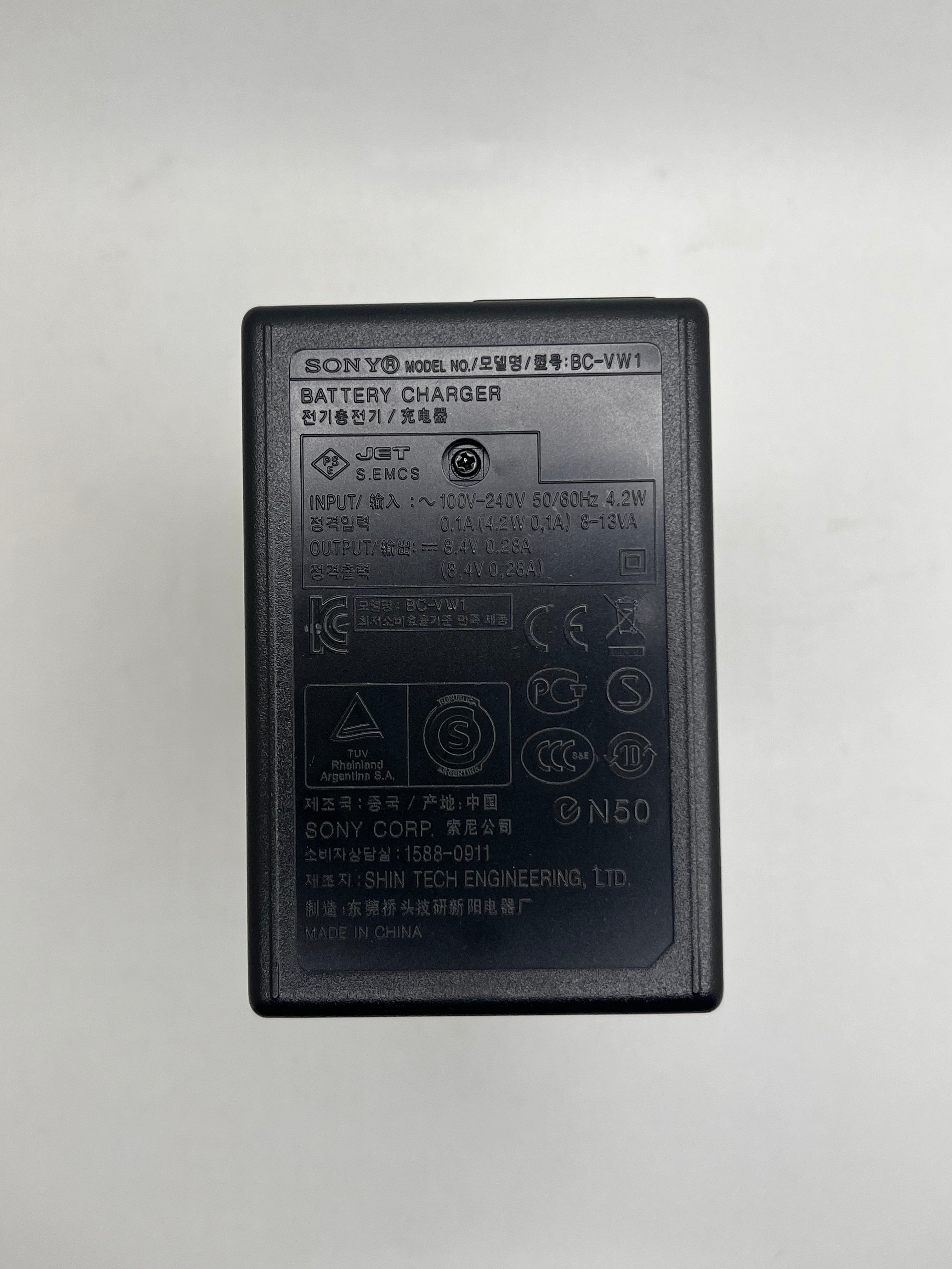 Cargador Sony BC-VW1