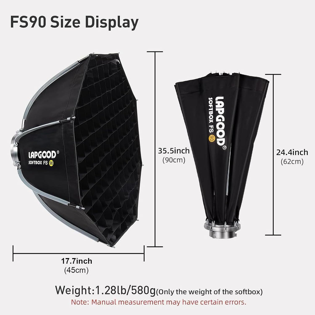 SOFTBOX LAPGOOD 90CM