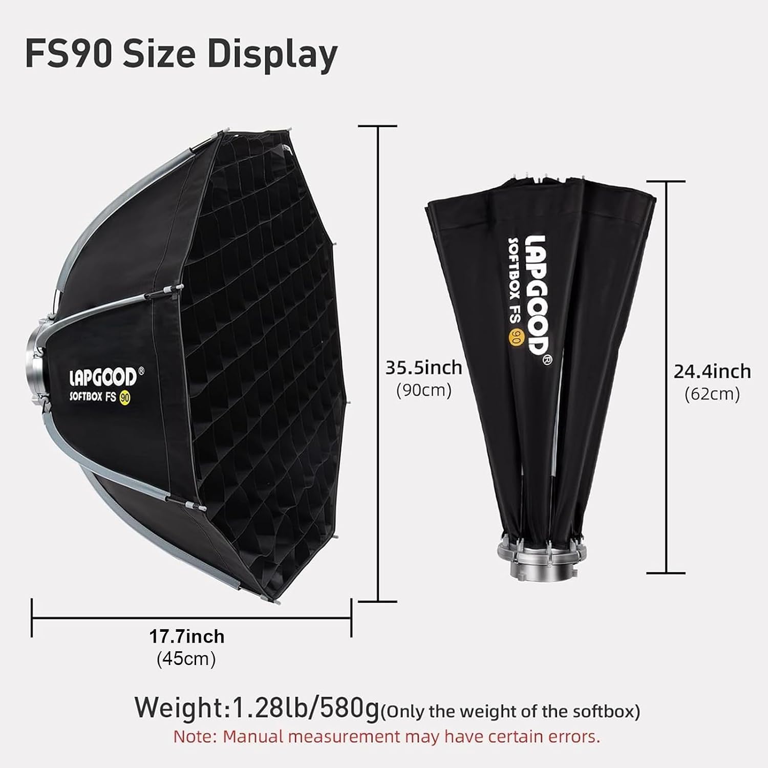 SOFTBOX LAPGOOD 90CM